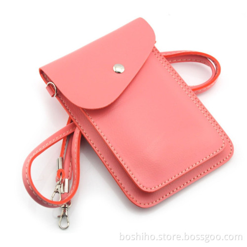 Boshiho genuine leather wallet ladies mobile purse
